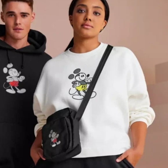 Disney Mickey Mouse Genuine Mousewear Pullover Sweatshirt Organic Cotton XXL - Picture 2 of 13